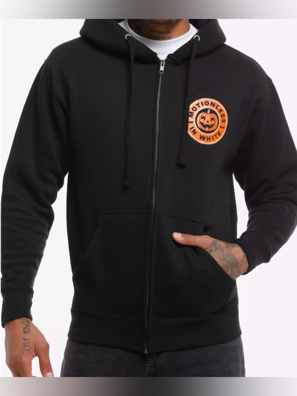 Motionless In White Jack-O'-Lantern Two-Sided Hoodie XXL